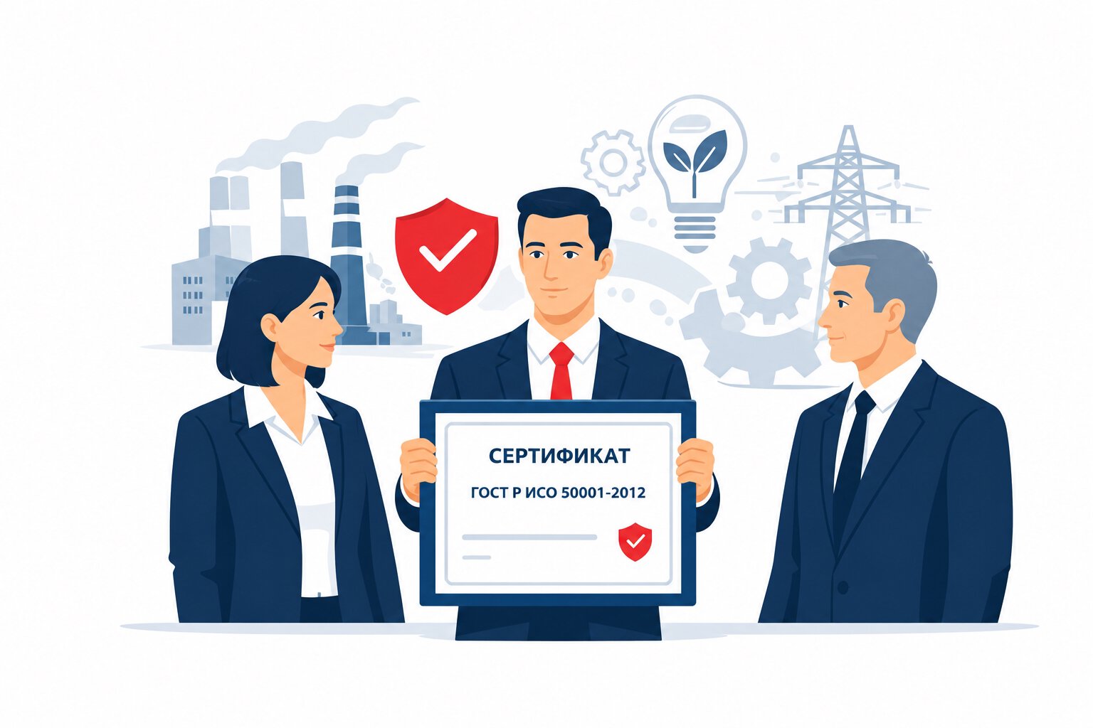 Оформление сертификата ГОСТ Р ИСО 50001-2012 в Кореновске и по всему Кореновскому району Краснодарского края