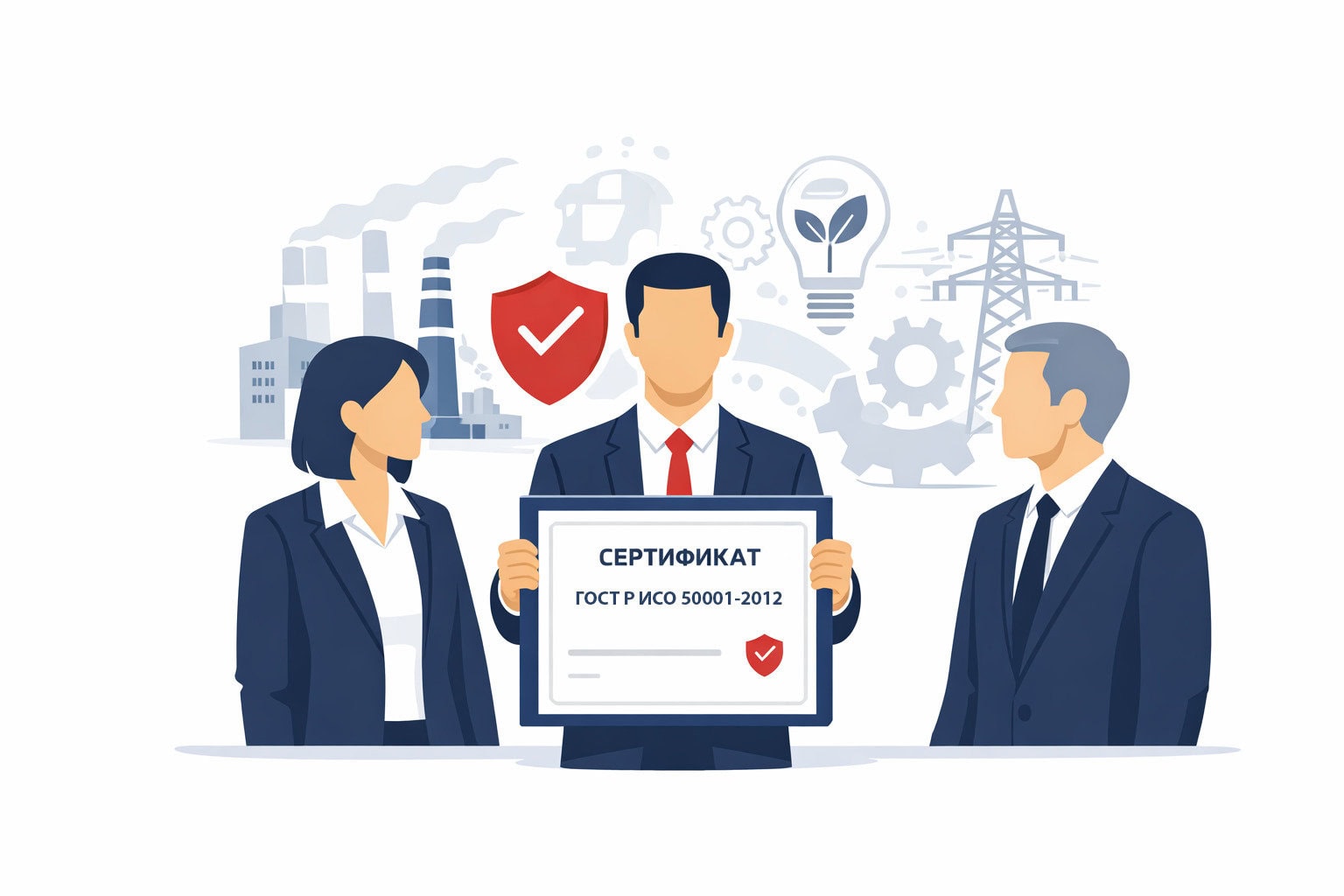 Оформление сертификата ГОСТ Р ИСО 50001-2012 в Кореновске и по всему Кореновскому району Краснодарского края
