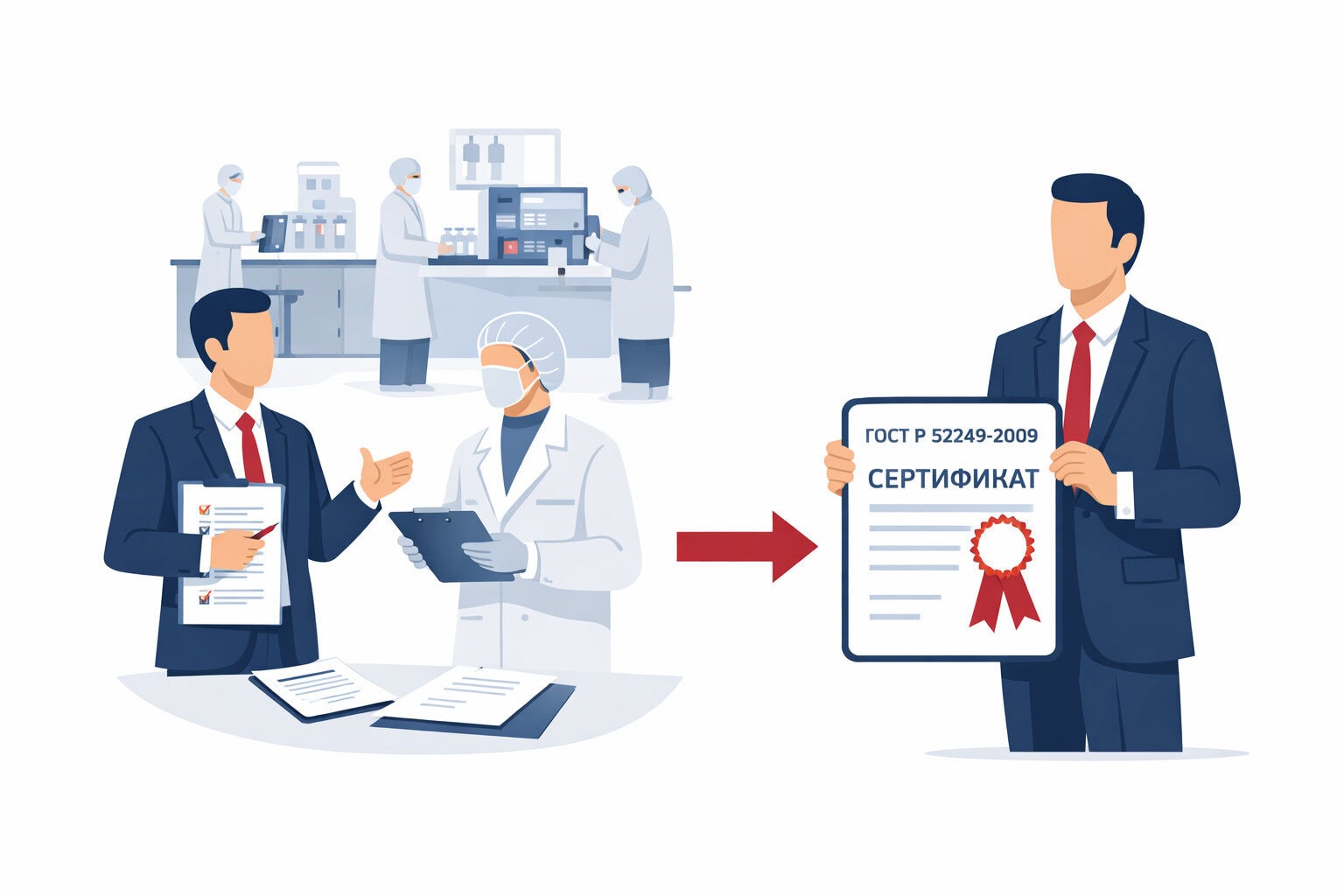 Процедура сертификации ГОСТ Р 52249-2009 в Кореновске